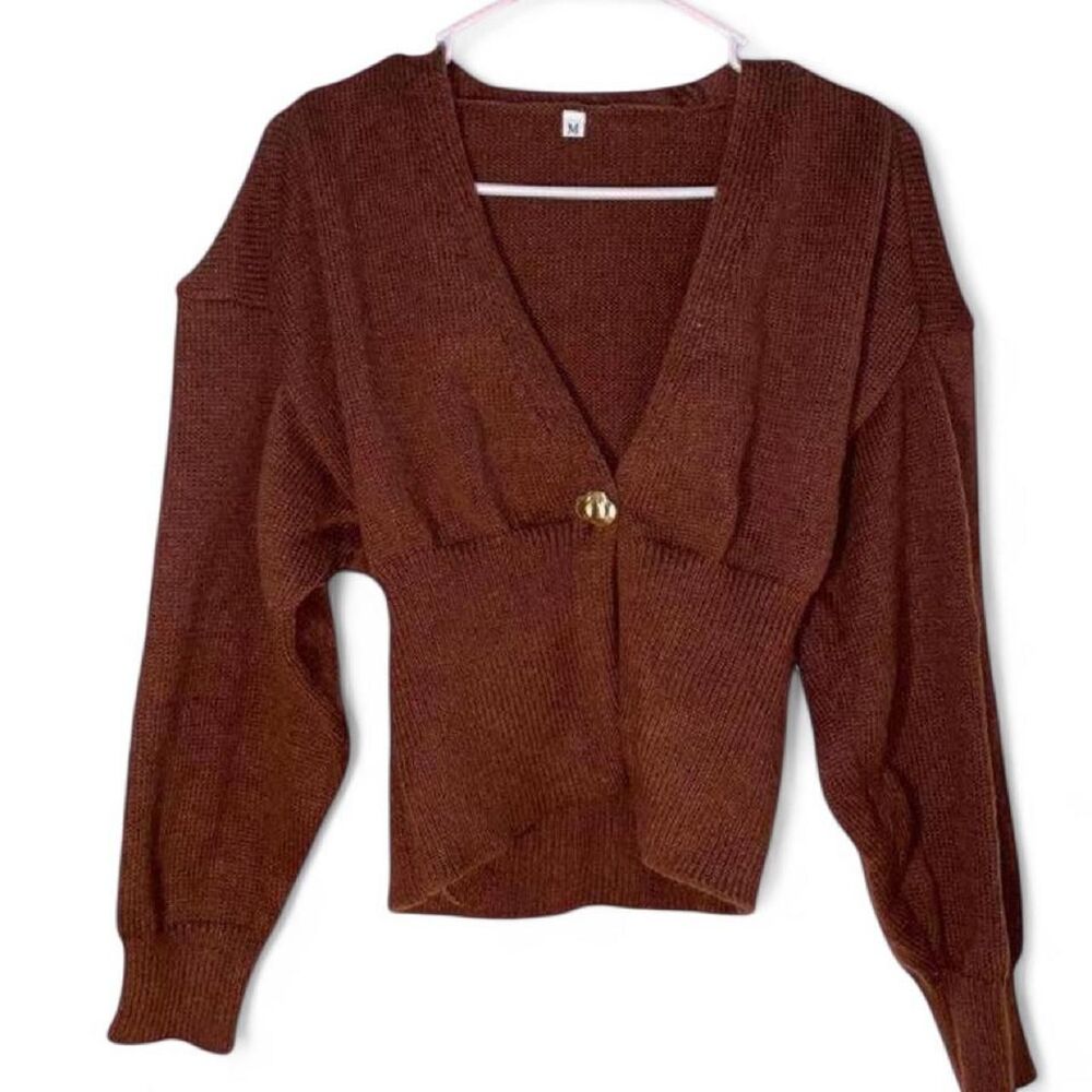 Women's Brown Cardigan